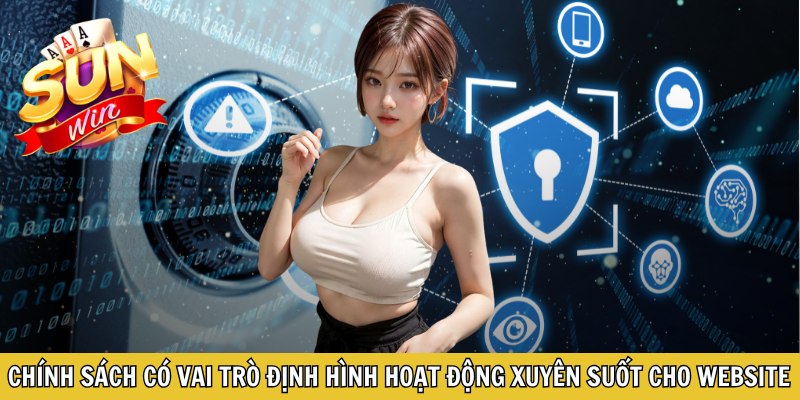 Chính sách có vai trò định hình hoạt động xuyên suốt cho website